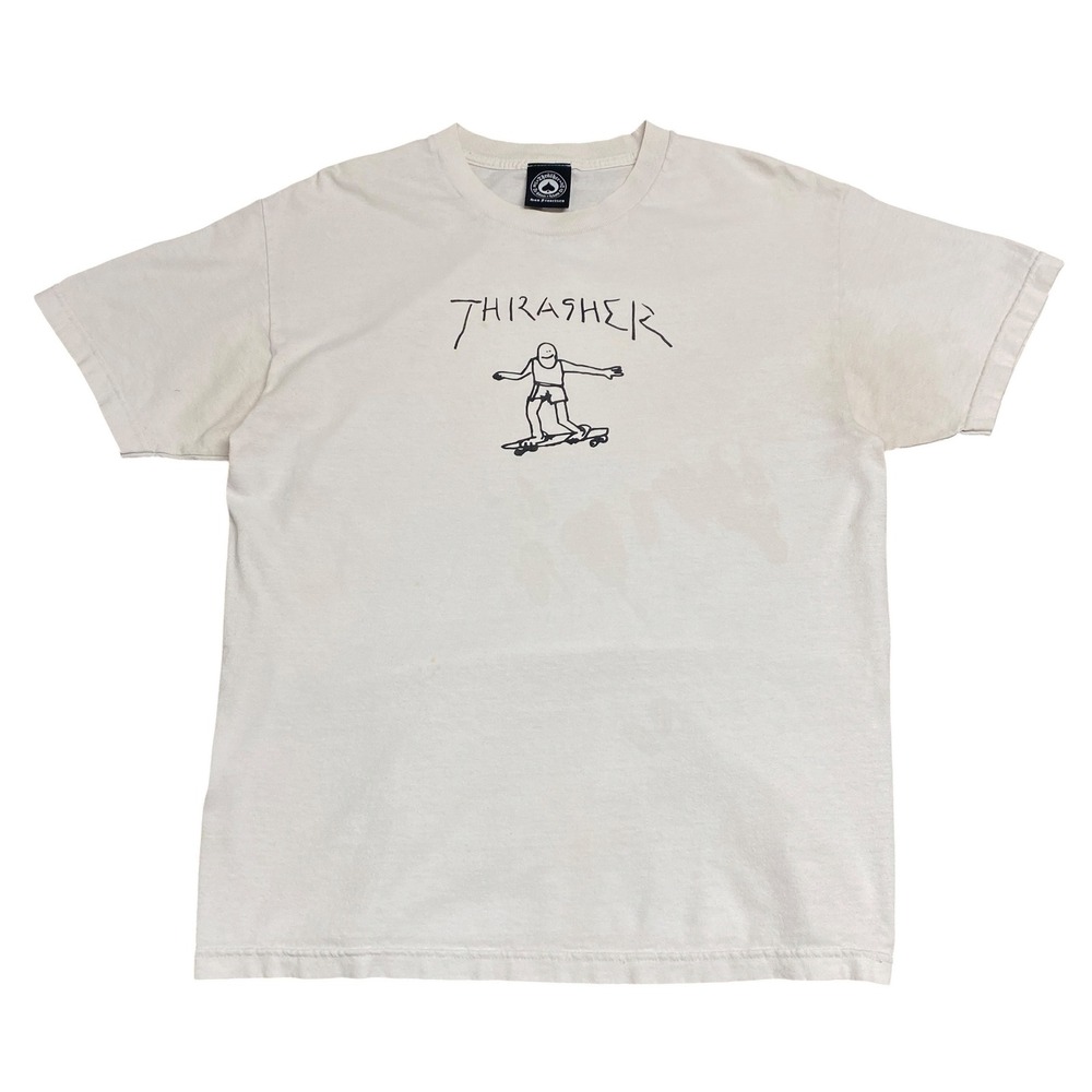 Y2K White Thrasher Gonz T-Shirt
